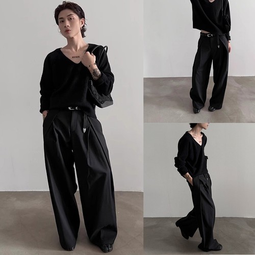 Men street casual wide leg - men,
