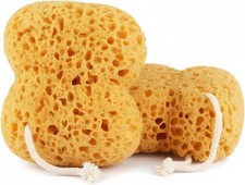 2Pcs Bath Sponge, Natural Sea