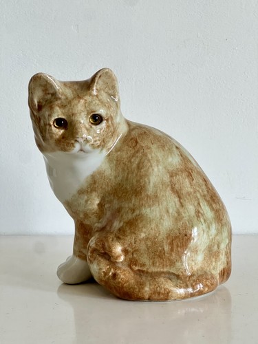 Winstanley cat ceramic ginger - cat,