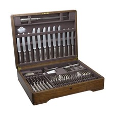 MAPPIN & WEBB Silver Plate Cutlery - ATHENIAN Pattern - 60 Piece Canteen for 6