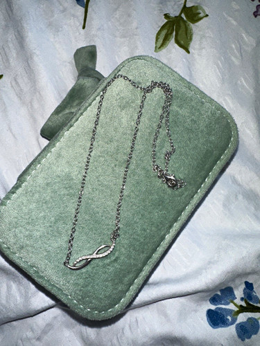 Silver tone infinity pendant - silver-tone,