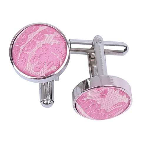 Baby pink mens cufflinks - mens,