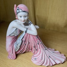 ART DECO LADY FIGURINE~15 x 18