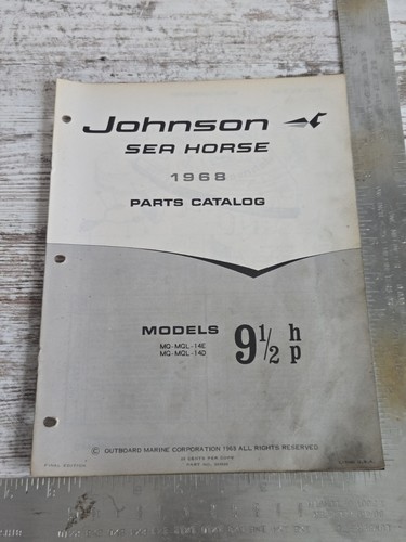 Vintage 1968 johnson seahorse - vintage,