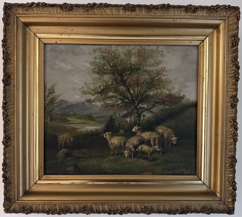 Antique belgium oil - antique, painting