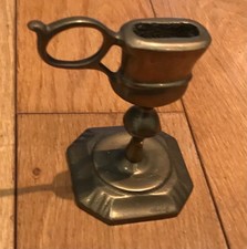 Antique Brass Standing Candle