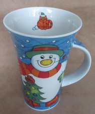 Dunoon Christmas Mug - Snowman by Jane Brookshaw