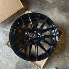 20” WOLFRACE MUNICH ALLOY WHEEL VW TRANSPORTER 5x120 T6 T5 Gloss Black Spare