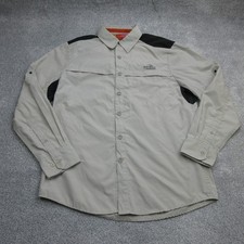 Craghoppers Shirt Mens Medium Beige Bear Grylls Adventure Utility Trek Safari 70