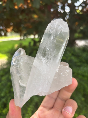 Natural lemurian quartz - natural, point