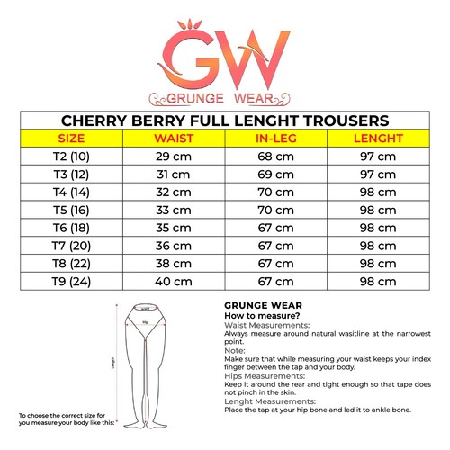 Ladies full length cherry - ladies,