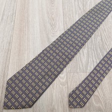 Duchamp Mens Silk Tie Blue