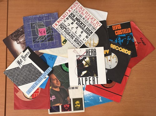 20x vinyl single records - 7",