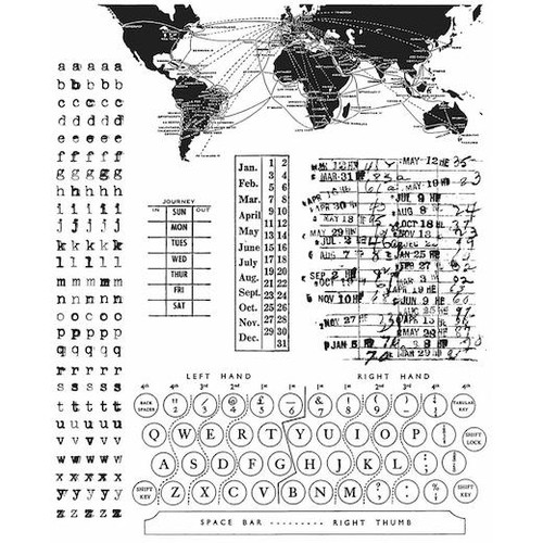 Tim holtz cling rubber stamps - tim,