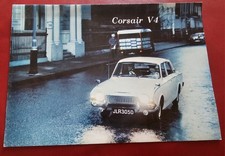 A 1960s Ford Corsair V4 Sales Brochure (Foldout)With 3 Well Used Model Cars