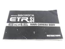 Bronica ETRSi Instruction