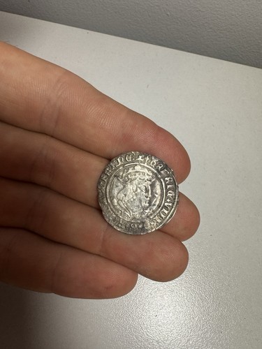 1526 henry viii 8th hammered - 1526, /