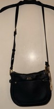 Black Faith Crossbody Handbag