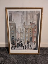 Lowry print of - lowry, hawkers