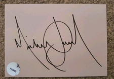 Michael Jackson signed paper