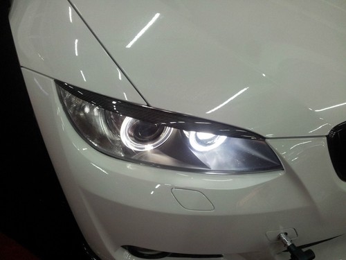Carbon headlight covers set - covers,