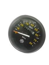 VESPA PX PE P125X P150X P200E 80mph SPEEDO BLACK FACE BLACK RIM