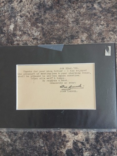 Stan laurel genuine - stan,