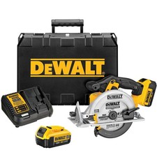 DeWalt Circular Saw Cordless DCS391M2-GB Variable Speed 2x 4Ah Li-on 165mm 18V