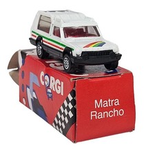 CORGI JUNIORS MATRA RANCHO White Decals Excellent Condition Box 1:64 Scale 1985