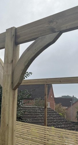 X wooden tanalised - ,