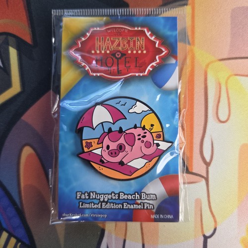 Vivziepop pin hazbin hotel fat - hazbin,