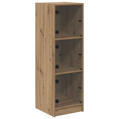Highboard with glass doors - highboard,
