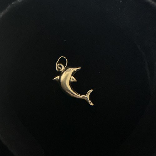 Vintage 9ct gold dolphin - vintage,