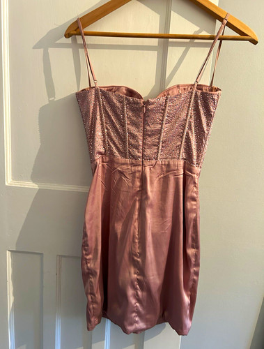 Polly pink satin sequin - oh,