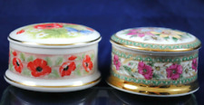 EDWARDIAN & COUNTRY MEADOW Fine Porcelain TRINKET's England Made By Falcon China