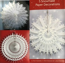 CHRISTMAS PAPER SNOWFLAKES