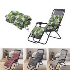 Replacement Cotton Cushion Cover Sun Lounger Recliner Sofa Garden Chair Seat Pad