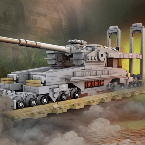 New ww2 railway gun building - gun,