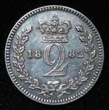 1882 Victoria Maundy Twopence
