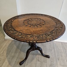 Antique Georgian Carved Oak
