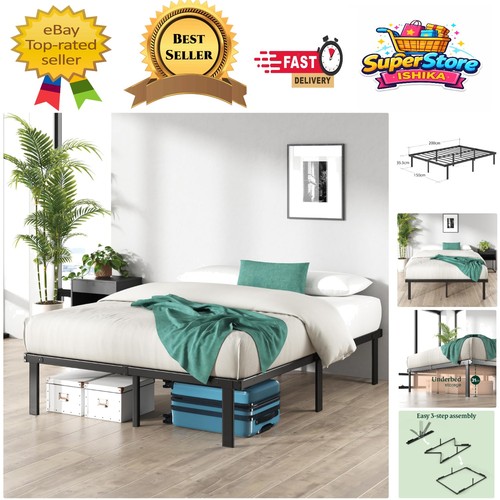 Lightweight black metal bed - lightweight,