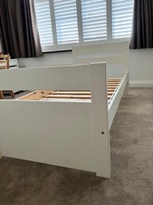 Stompa white single - single, bed