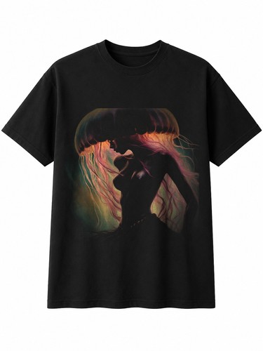 Jellyfish brushstroke sea - jellyfish,