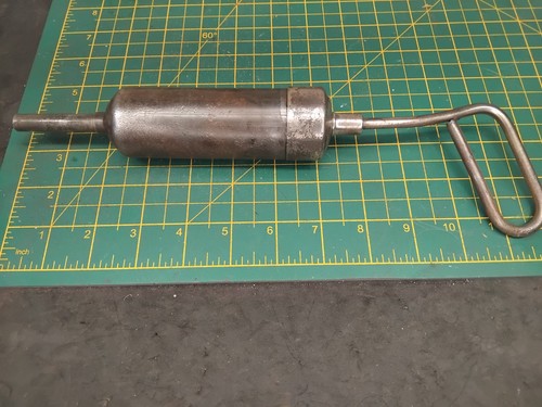Vintage enots steel grease gun - enots,