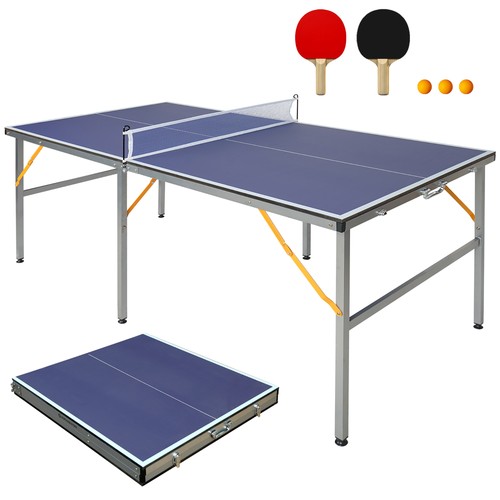 Folding portable table tennis - table,