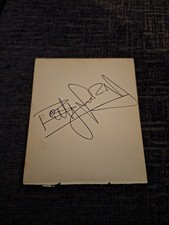 Billy Fury Signed Album Page
