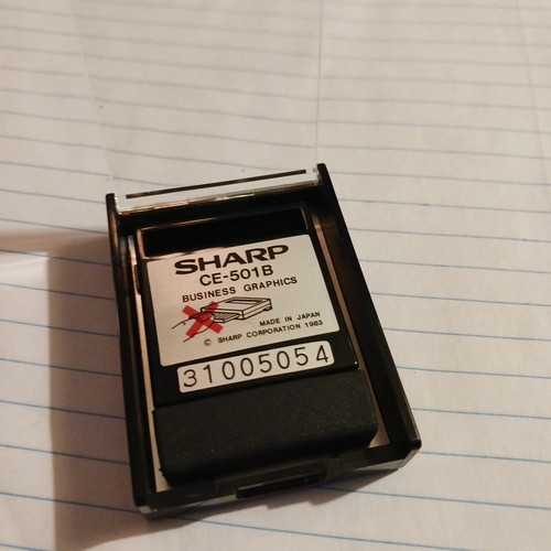 Sharp pocket computer 501b - sharp,