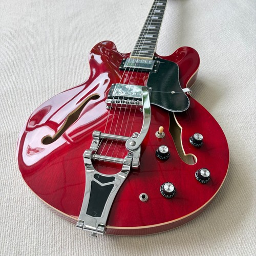Semi hollow body red es335 - red,