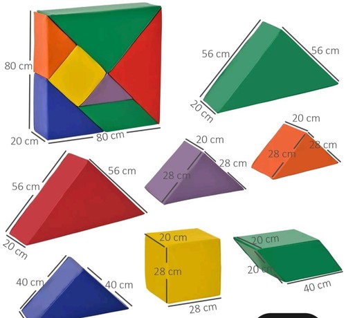 Soft play shapes - play,