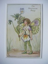 Vintage Flower Fairies Print &
